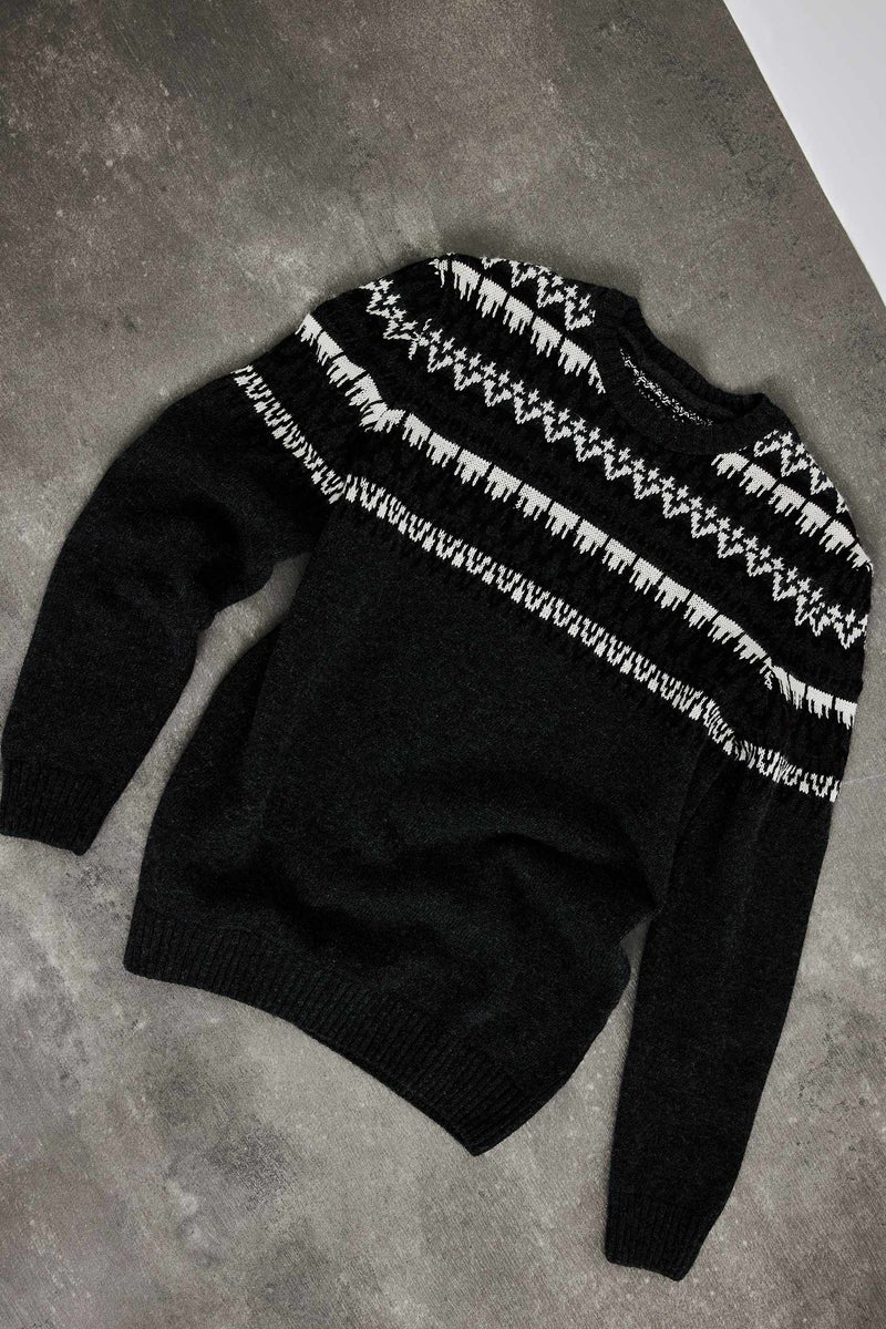 DeFacto Grey Man Standard Fit Knitwear Pullover Casual - Image 5